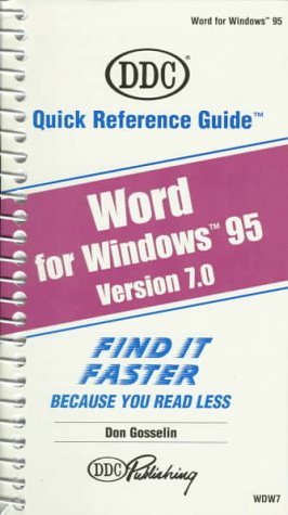 Stock image for Word 7 for Windows for sale by Better World Books