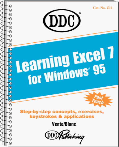 Stock image for LEARNING EXCEL 7 FOR WINDOWS 95 for sale by mixedbag