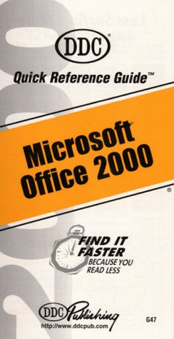 Stock image for Microsoft Office 2000: Quick Reference Guide (Quick Reference Guides) for sale by -OnTimeBooks-