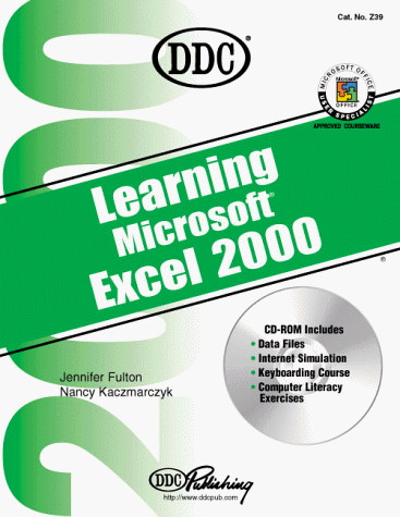 Beispielbild fr Learning Microsoft Excel 2000 zum Verkauf von Better World Books