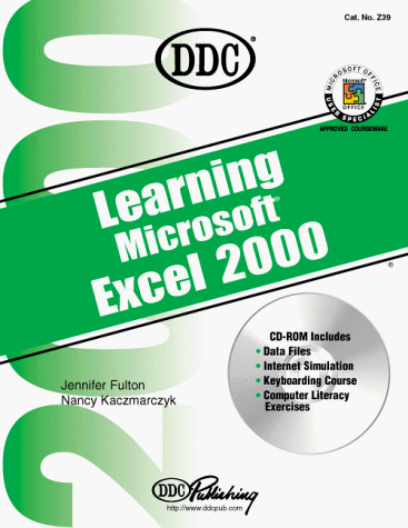 Imagen de archivo de Learning Microsoft Excel 2000 a la venta por Better World Books
