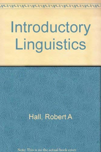 Stock image for Introductory Linguistics for sale by ThriftBooks-Dallas