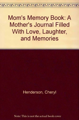 Imagen de archivo de Mom's Memory Book a la venta por Better World Books