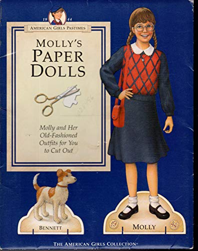 Stock image for Molly's Paper Dolls: Molly and Her Old-Fashioned Outfits for You to Cut Out (American Girls Pastimes) for sale by Books of the Smoky Mountains