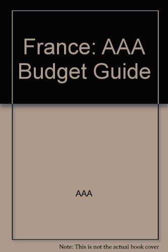 Beispielbild fr France (AAA Budget Guide) zum Verkauf von Wonder Book