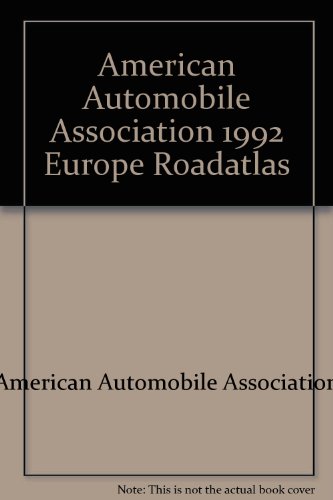 9781562510268: American Automobile Association 1992 Europe Roadatlas (AAA Europe Road Atlas)