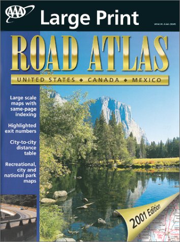 9781562514259: AAA 2001 Road Atlas: United States, Canada, Mexico