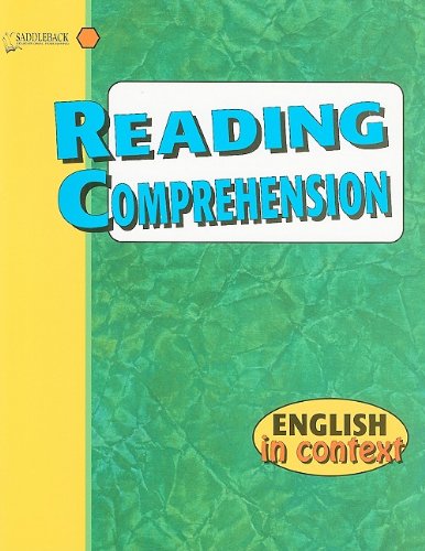 Stock image for Reading Comprehension : English in Context for sale by Better World Books