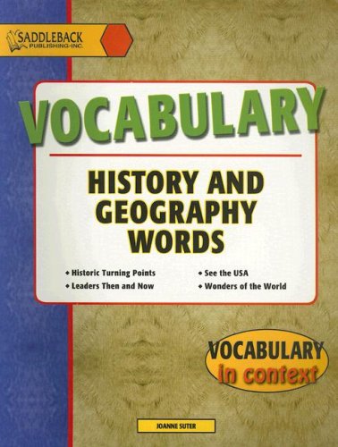 9781562543945: History and Geography: Vocabulary (Vocabulary in Context)
