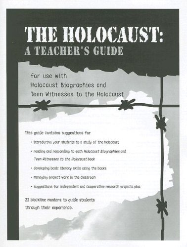 Holocaust Biographies Teacher's Resource Guide (Holocaust Biographies (Nonfiction)) (9781562544720) by Kent Publishing