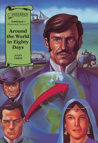 Stock image for Around the World in Eighty Days Graphic Novel (Saddleback's Illustrated Classics) for sale by Save With Sam