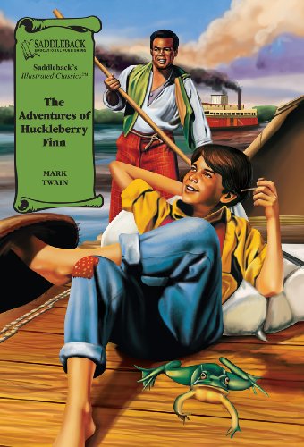 Beispielbild fr The Adventures of Huckleberry Finn Graphic Novel (Illustrated Classics) zum Verkauf von Front Cover Books