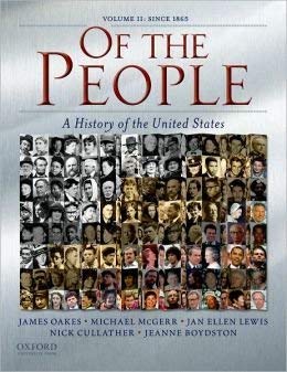 Stock image for For the People, by the People: A History of the United States for sale by HPB-Red