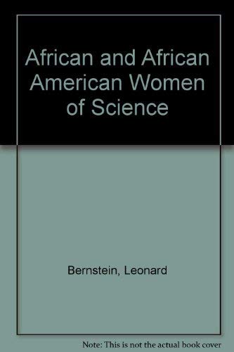 Imagen de archivo de African and African American Women of Science a la venta por Better World Books