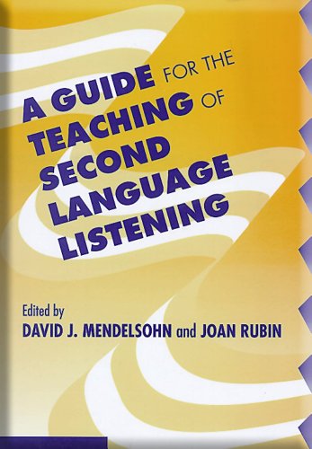 Beispielbild fr A Guide for the Teaching of Second Language Listening zum Verkauf von Better World Books