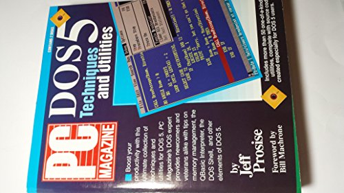 PC magazine DOS 5 techniques and utilities (9781562760076) by Prosise, Jeff