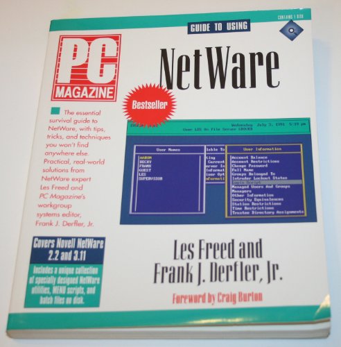 Stock image for PC Magazine Guide to Using Netware/Book and Disk for sale by Big River Books