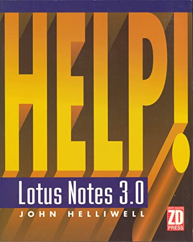 Help! Lotus Notes 3.0 (9781562761608) by Helliwell, John