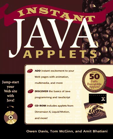 Beispielbild fr Instant Java Applets zum Verkauf von HPB-Red