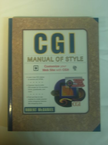 CGI Manual of Style (9781562763978) by Shevchik; McDaniel, Robert