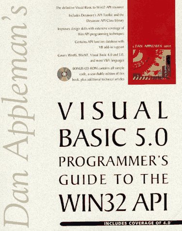 Beispielbild fr Dan Appleman's Visual Basic 5.0 Programmer's Guide to the Windows 32 API zum Verkauf von Better World Books