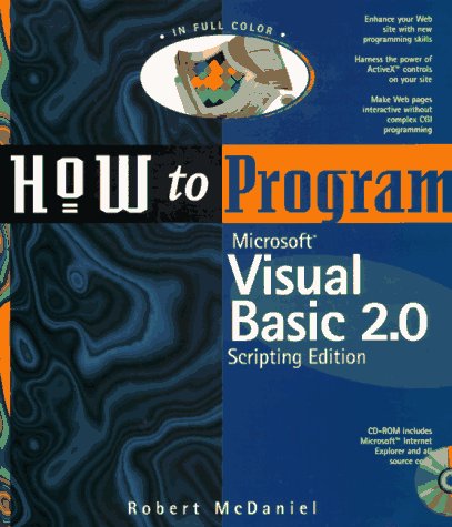How to Program Microsoft Visual Basic: Scripting Edition (9781562764791) by McDaniel, Robert