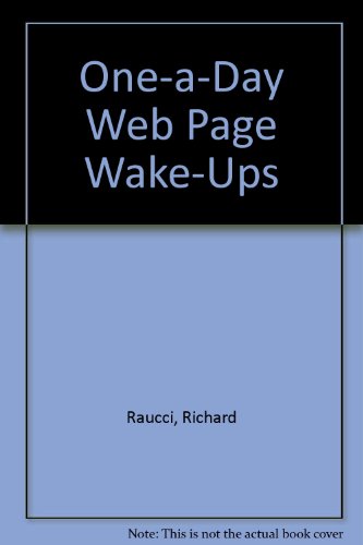 Beispielbild fr One-A-Day Web Page Wake-Ups zum Verkauf von Wonder Book