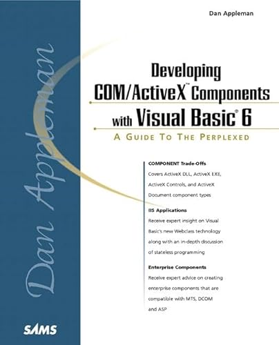 Dan Appleman's Developing COM/ActiveX Components With Visual Basic 6 (9781562765767) by Appleman, Daniel