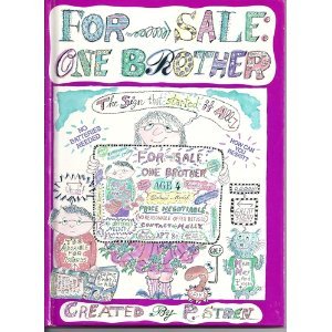 Imagen de archivo de For Sale: One Brother a la venta por Alf Books