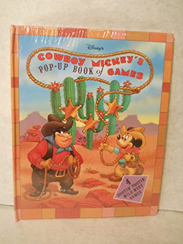 Stock image for Disney's Cowboy Mickey's Pop-Up Book of Games: 4 Rooting Tootin' Wild West Games for sale by Ergodebooks