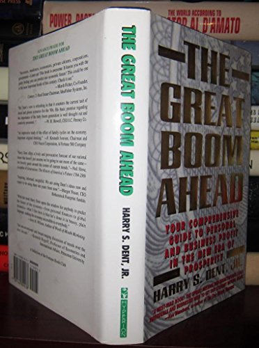 Imagen de archivo de The Great Boom Ahead: Your Comprehensive Guide to Personal and Business Profit in the New Era Prosperity a la venta por Craig Hokenson Bookseller