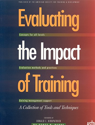 Stock image for Evaluating the Impact of Training: A Collection of Tools and Techniques for sale by ThriftBooks-Atlanta