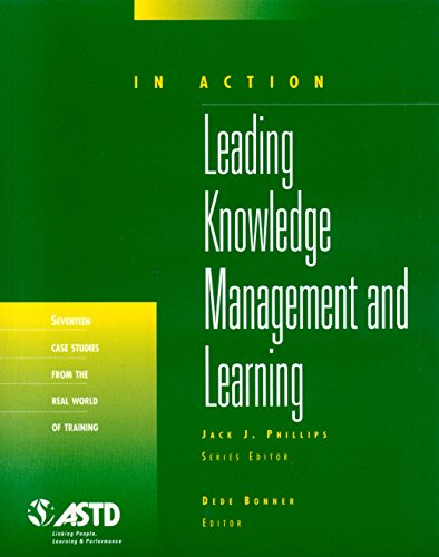 Imagen de archivo de Leading Knowledge Management (In Action Case Study Series) a la venta por Wonder Book