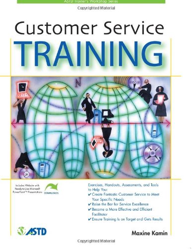 Stock image for Customer Service Training (Astd Trainer's Wordshop) for sale by SecondSale