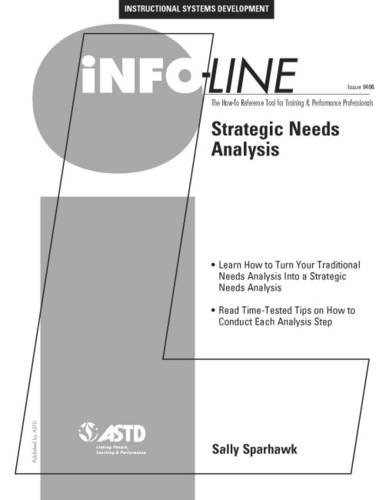 Imagen de archivo de Strategic Needs Analysis a la venta por medimops