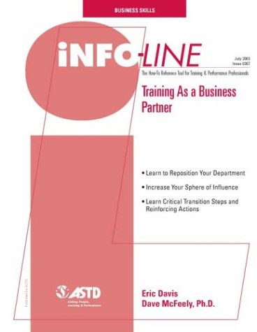 Training as a Business Partner (9781562863555) by Davis, Eric; Dave, McFeely