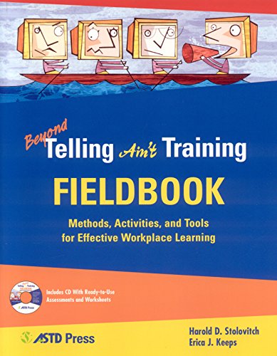 Beispielbild fr Beyond Telling Ain't Training Fieldbook zum Verkauf von Orion Tech
