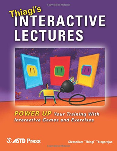 Beispielbild fr Thiagis Interactive Lectures: Power Up Your Training with Intera zum Verkauf von Hawking Books