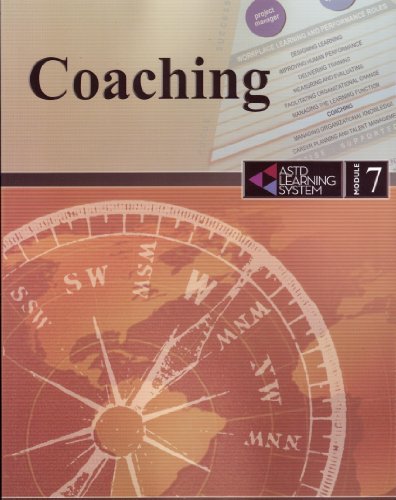 Beispielbild fr Coaching (ASTD Learning System, Module 7) zum Verkauf von Wonder Book