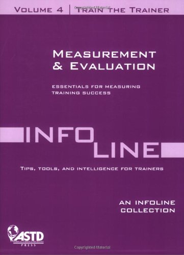 Imagen de archivo de Train the Trainer Vol. 4: Measurement and Evaluation a la venta por HPB-Red