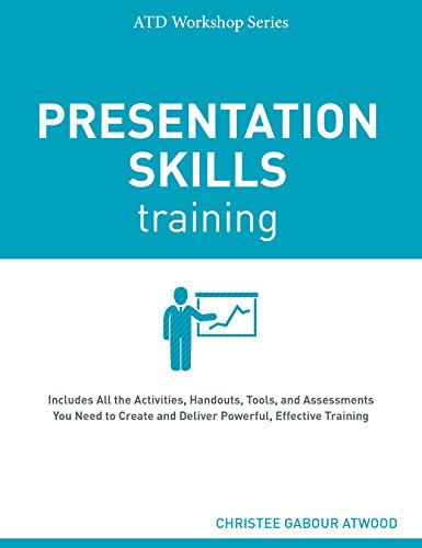 Beispielbild fr Presentation Skills Training (ATD Workshop Series) zum Verkauf von AwesomeBooks