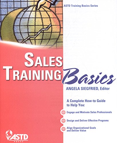 Beispielbild fr Sales Training Basics (ASTD Training Basics Series) zum Verkauf von AwesomeBooks