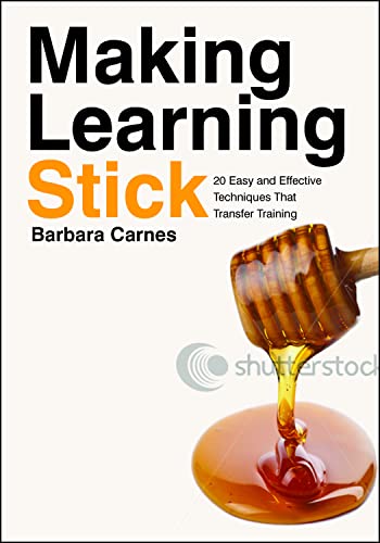 Beispielbild fr Making Learning Stick: 20 Easy and Effective Techniques that Transfer Training zum Verkauf von Jenson Books Inc