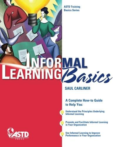 Imagen de archivo de Informal Learning Basics a la venta por HPB-Red