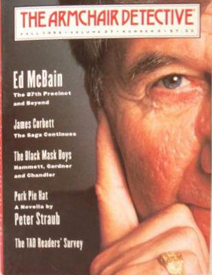 Beispielbild fr The Armchair Detective Fall 1994 volume 27 number 4 (Ed McBain cover) zum Verkauf von Wonder Book