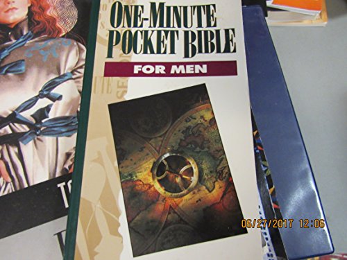 Imagen de archivo de One Minute Pocket Bible for Men (One-Minute Pocket Bible Series) a la venta por SecondSale