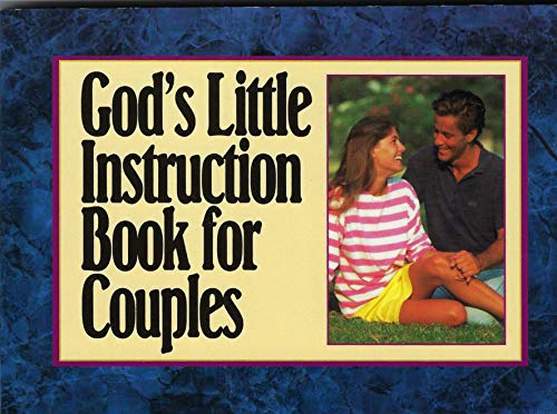 Imagen de archivo de God's Little Instruction Book for Couples (God's Little Instruction Books) a la venta por Ergodebooks