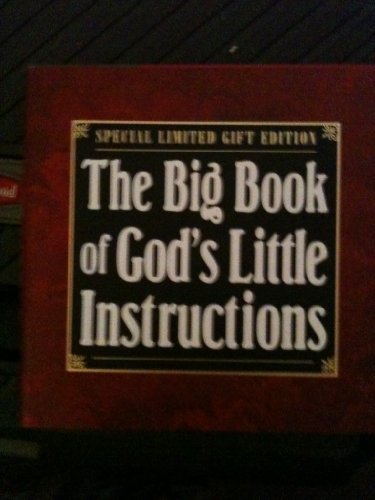 Stock image for The Big Book of God's Little Instructions (God's Little Instruction Book Series) for sale by Your Online Bookstore
