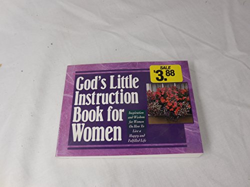 Beispielbild fr God's Little Instruction Book for Women (God's Little Instruction Book Series) zum Verkauf von SecondSale