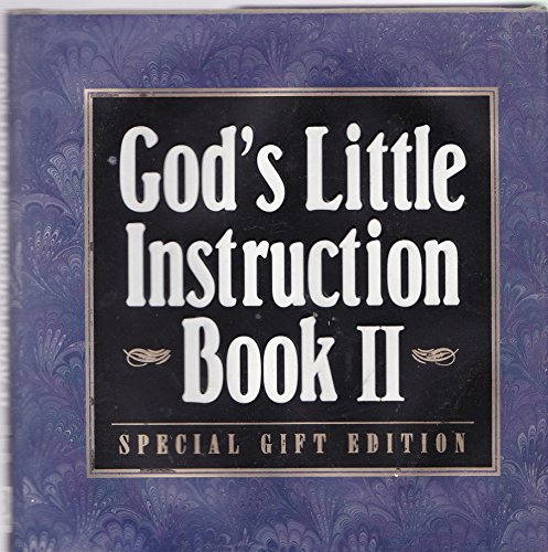 Stock image for God's Little Instruction Book II (God's Little Instruction Book Series) for sale by Nealsbooks